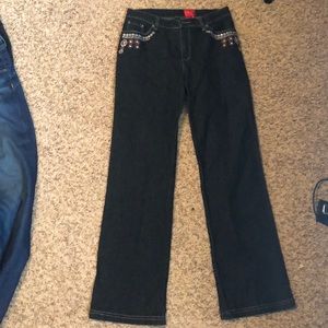 V Cristina jeans bedazzled